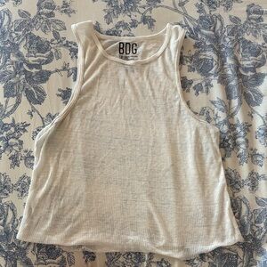 Urban Outfitters BDG Off-White Ribbed Tank Top